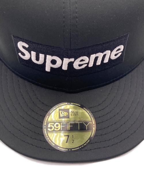 SUPREME（シュプリーム）SUPREME (シュプリーム) New Era (ニューエラ) ウィンドストッパー イヤーフラップボックスロゴキャップ ブラック×グレー サイズ:7 41/2の古着・服飾アイテム
