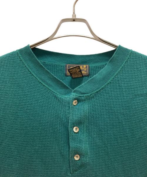 Eddie Bauer（エディーバウアー）Eddie Bauer (エディーバウアー) サーマルカットソー グリーン サイズ:Lの古着・服飾アイテム