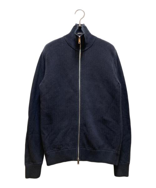 theory（セオリー）theory (セオリー) ダブルジップドライバーズニットジャケット グレー サイズ:XSの古着・服飾アイテム