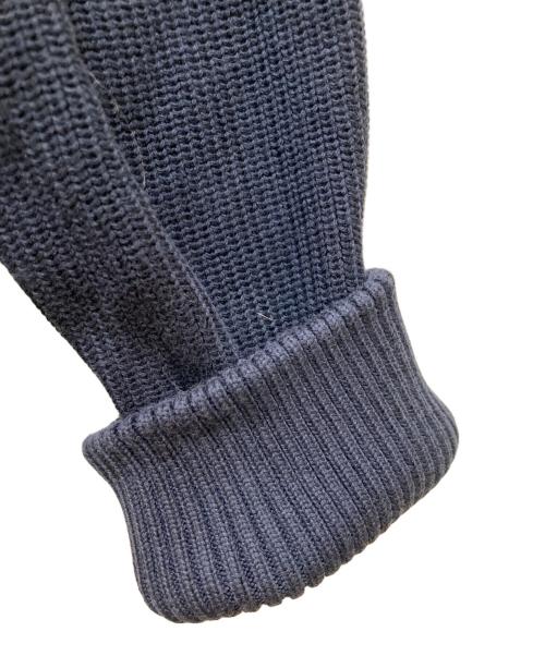 theory（セオリー）theory (セオリー) ダブルジップドライバーズニットジャケット グレー サイズ:XSの古着・服飾アイテム