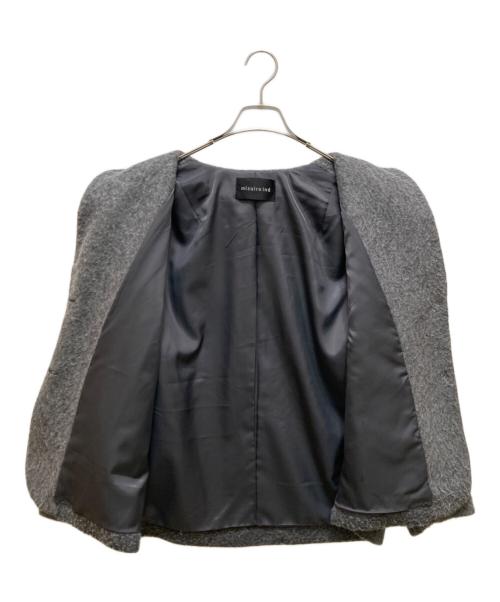 mizuiro-ind（ミズイロインド）mizuiro-ind (ミズイロインド) シャギーテーラードジャケット グレー サイズ:不明の古着・服飾アイテム