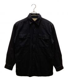 US NAVY（ユーエスネイビー）の古着「ヴィンテージCPOシャツ」｜ブラック