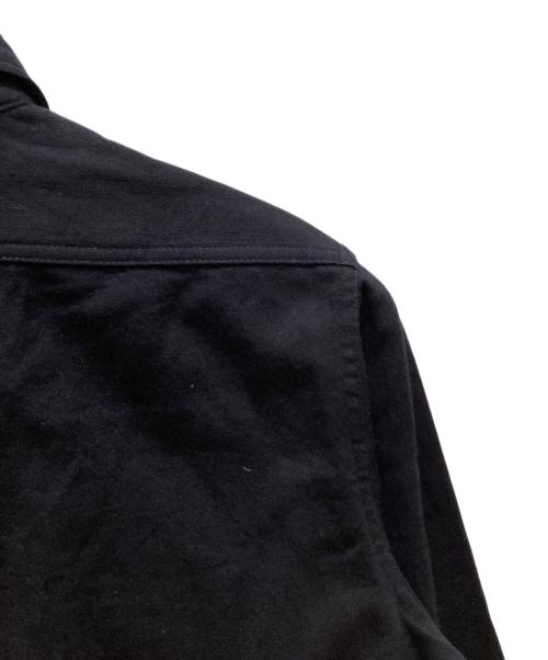 US NAVY（ユーエスネイビー）US NAVY (ユーエスネイビー) ヴィンテージCPOシャツ ブラック サイズ:15 1/2の古着・服飾アイテム