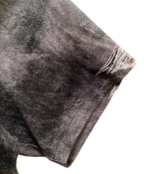 DIESEL（ディーゼル）DIESEL (ディーゼル) トロンプルイユデザインTシャツ グレー サイズ:Lの古着・服飾アイテム