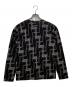 GAULTIER HOMME objet (ゴルチエオムオブジェ) ロゴデザインVネックカットソー ブラック×ホワイト サイズ:FREE：9000円
