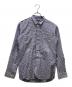 COMME des GARCONS JUNYA WATANABE MAN（コム デ ギャルソン ジュンヤ ワタナベ マン）の古着「チェック切替エルボーパッチレギュラーカラーシャツ」｜ホワイト×ブルー