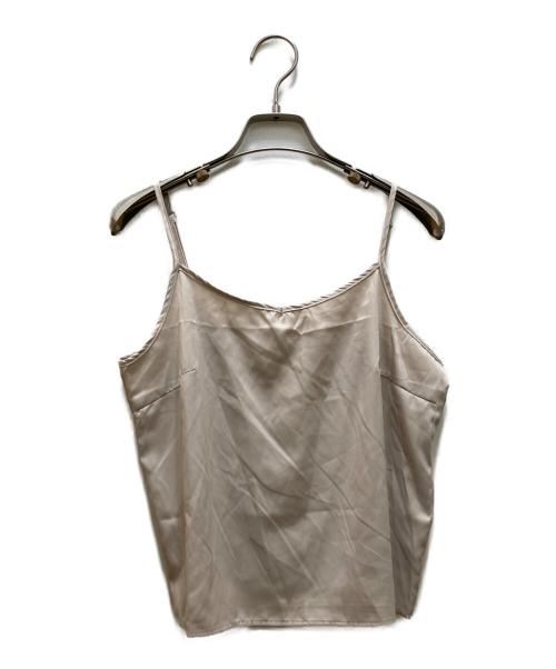Snidel（スナイデル）Snidel (スナイデル) ノースリフリルブラウス ベージュ サイズ:Freeの古着・服飾アイテム