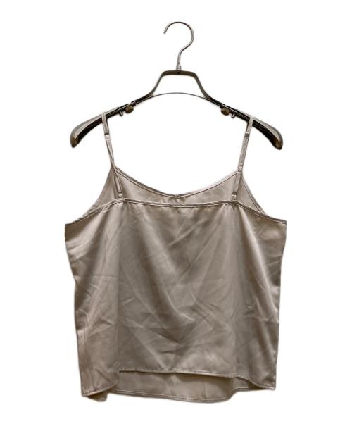 Snidel（スナイデル）Snidel (スナイデル) ノースリフリルブラウス ベージュ サイズ:Freeの古着・服飾アイテム