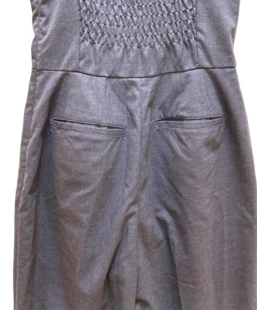 moussy（マウジー）moussy (マウジー) TUCKED WAIST BARE オールインワン ネイビー サイズ:1の古着・服飾アイテム