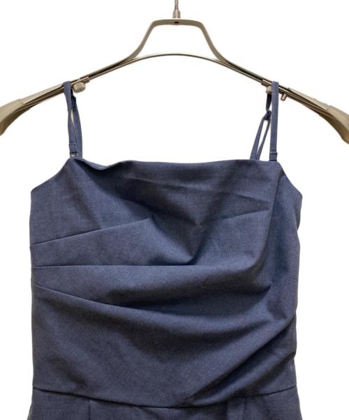 moussy（マウジー）moussy (マウジー) TUCKED WAIST BARE オールインワン ネイビー サイズ:1の古着・服飾アイテム