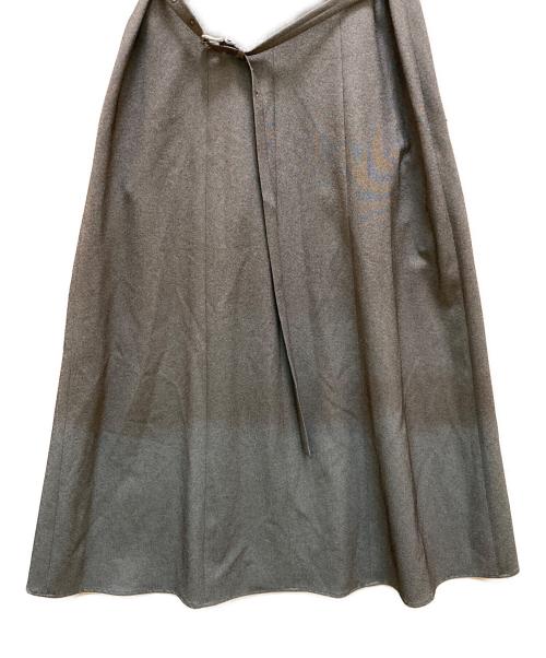 FRAY ID（フレイ アイディー）FRAY ID (フレイ アイディー) ダブルテーラードジレワンピース グレーの古着・服飾アイテム