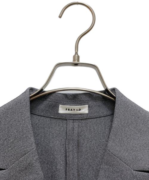 FRAY ID（フレイ アイディー）FRAY ID (フレイ アイディー) ダブルテーラードジレワンピース グレーの古着・服飾アイテム