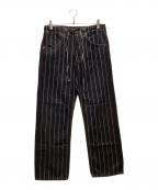 LEVI'Sリーバイス）の古着「703ストライプイージーパンツ」｜インディゴ