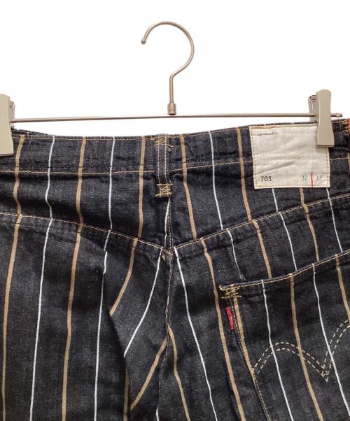 LEVI'S（リーバイス）LEVI'S (リーバイス) 703ストライプイージーパンツ インディゴ サイズ:32の古着・服飾アイテム