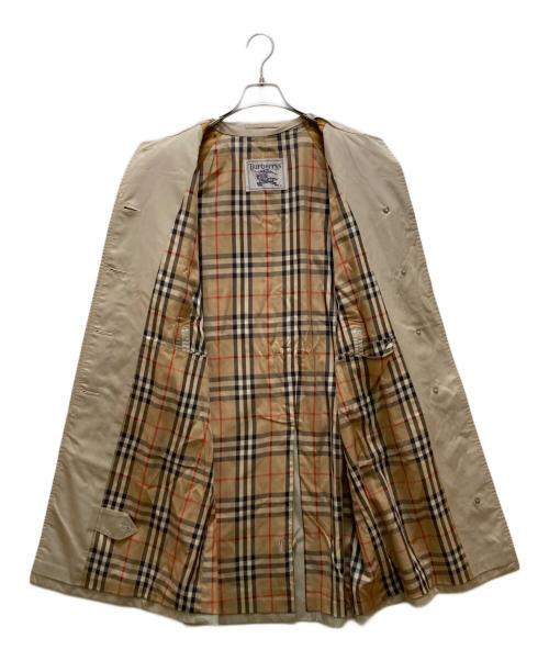 Burberry's（バーバリーズ）Burberry's (バーバリーズ) 裏地ノバチェックステンカラーコート ベージュ サイズ:9AB2の古着・服飾アイテム