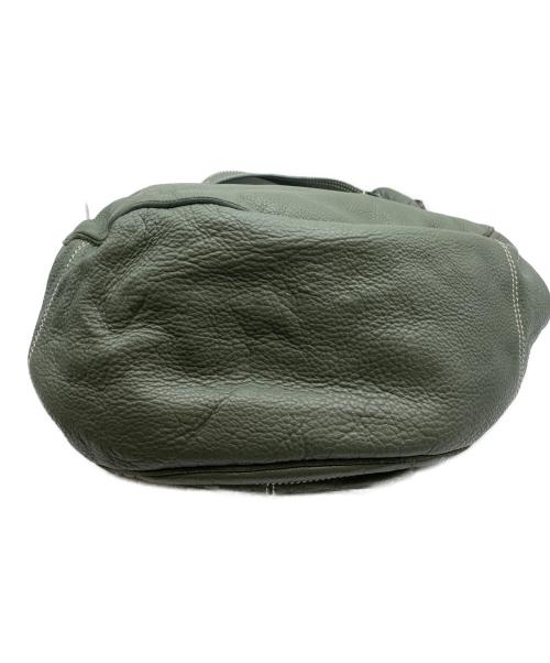 Marc by Marc Jacobs（マークバイマークジェイコブス）Marc by Marc Jacobs (マークバイマークジェイコブス) レザーホーボーバッグ グリーンの古着・服飾アイテム