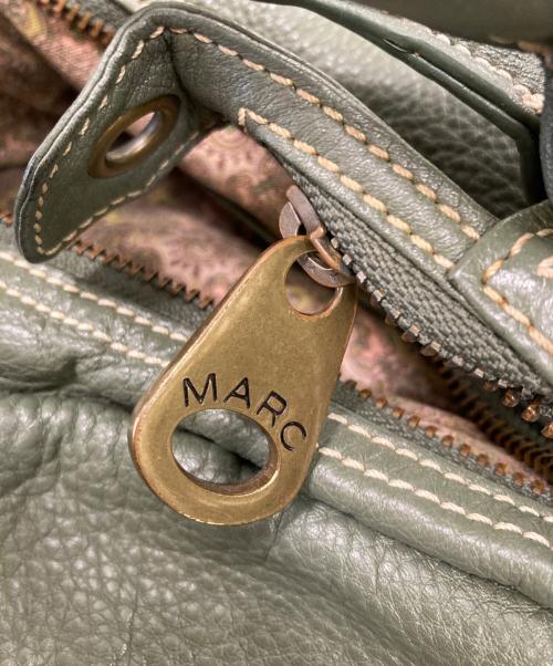 Marc by Marc Jacobs（マークバイマークジェイコブス）Marc by Marc Jacobs (マークバイマークジェイコブス) レザーホーボーバッグ グリーンの古着・服飾アイテム