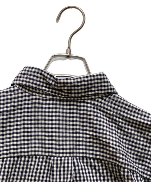 POLO RALPH LAUREN（ポロ・ラルフローレン）POLO RALPH LAUREN (ポロ・ラルフローレン) KINDRED レギュラーカラーチェックシャツ ホワイト×ネイビー サイズ:Lの古着・服飾アイテム