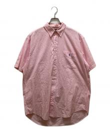 POLO RALPH LAUREN（ポロ・ラルフローレン）の古着「半袖シャツ」｜ピンク