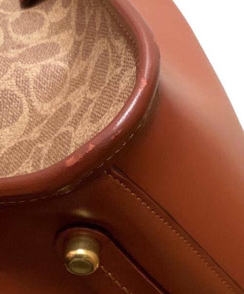 COACH（コーチ）COACH (コーチ) タイラー キャリーオール シグネチャー キャンバス 2WAYバッグ ベージュの古着・服飾アイテム
