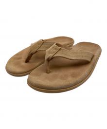 ISLAND SLIPPER（アイランドスリッパ）の古着「スウェードサンダル」｜ベージュ