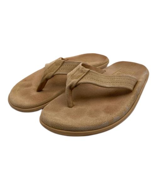 ISLAND SLIPPER（アイランドスリッパ）ISLAND SLIPPER (アイランドスリッパ) スウェードサンダル ベージュ サイズ:7の古着・服飾アイテム