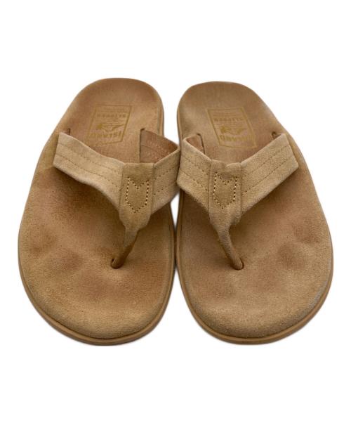 ISLAND SLIPPER（アイランドスリッパ）ISLAND SLIPPER (アイランドスリッパ) スウェードサンダル ベージュ サイズ:7の古着・服飾アイテム