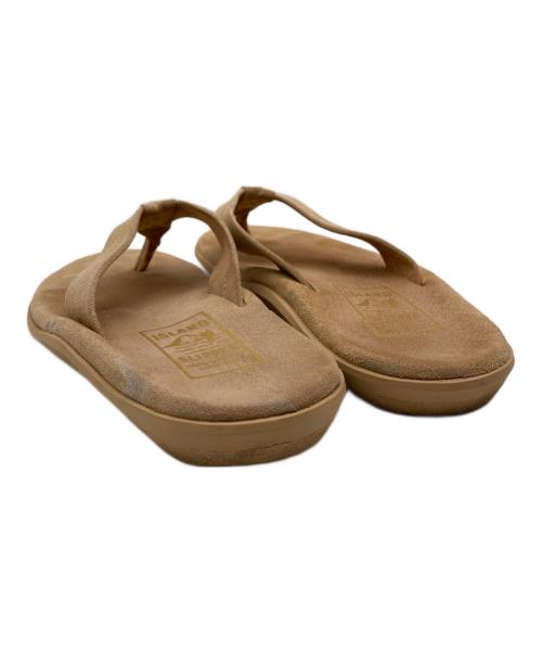 ISLAND SLIPPER（アイランドスリッパ）ISLAND SLIPPER (アイランドスリッパ) スウェードサンダル ベージュ サイズ:7の古着・服飾アイテム