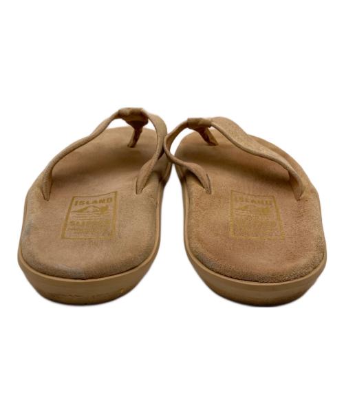ISLAND SLIPPER（アイランドスリッパ）ISLAND SLIPPER (アイランドスリッパ) スウェードサンダル ベージュ サイズ:7の古着・服飾アイテム
