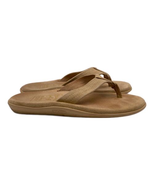 ISLAND SLIPPER（アイランドスリッパ）ISLAND SLIPPER (アイランドスリッパ) スウェードサンダル ベージュ サイズ:7の古着・服飾アイテム