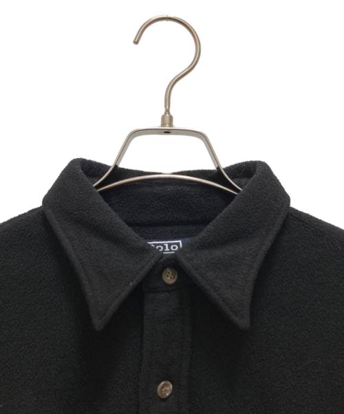 POLO RALPH LAUREN（ポロ・ラルフローレン）POLO RALPH LAUREN (ポロ・ラルフローレン) フリースシャツ ブラック サイズ:Ⅼの古着・服飾アイテム