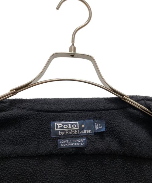 POLO RALPH LAUREN（ポロ・ラルフローレン）POLO RALPH LAUREN (ポロ・ラルフローレン) フリースシャツ ブラック サイズ:Ⅼの古着・服飾アイテム