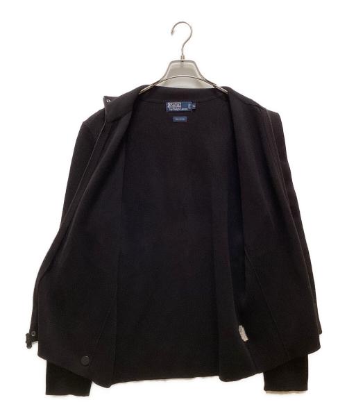 POLO RALPH LAUREN（ポロ・ラルフローレン）POLO RALPH LAUREN (ポロ・ラルフローレン) ドライバーズニット ブラック サイズ:LLの古着・服飾アイテム