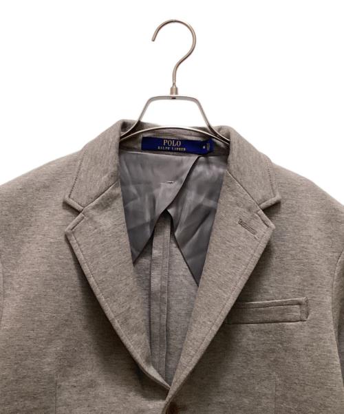 POLO RALPH LAUREN（ポロ・ラルフローレン）POLO RALPH LAUREN (ポロ・ラルフローレン) ソフトモダン ダブルニットスポーツコート グレー サイズ:Mの古着・服飾アイテム