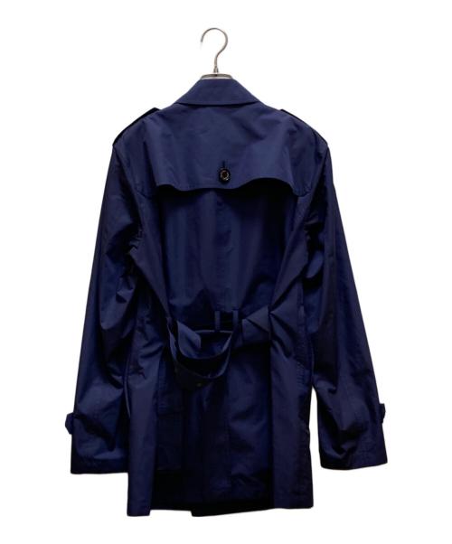 BLACK LABEL CRESTBRIDGE（ブラックレーベル クレストブリッジ）BLACK LABEL CRESTBRIDGE (ブラックレーベル クレストブリッジ) トレンチコート ネイビー サイズ:Ⅼの古着・服飾アイテム