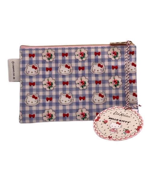 HELLO KITTY（ハローキティ）HELLO KITTY (ハローキティ) CATH KIDSTON (キャス キッドソン) コラボジップドパース ブルー 未使用品の古着・服飾アイテム