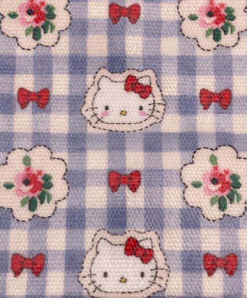 HELLO KITTY（ハローキティ）HELLO KITTY (ハローキティ) CATH KIDSTON (キャス キッドソン) コラボジップドパース ブルー 未使用品の古着・服飾アイテム