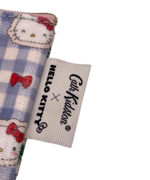 HELLO KITTY（ハローキティ）HELLO KITTY (ハローキティ) CATH KIDSTON (キャス キッドソン) コラボジップドパース ブルー 未使用品の古着・服飾アイテム