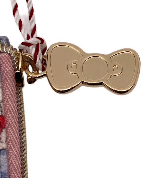 HELLO KITTY（ハローキティ）HELLO KITTY (ハローキティ) CATH KIDSTON (キャス キッドソン) コラボジップドパース ブルー 未使用品の古着・服飾アイテム