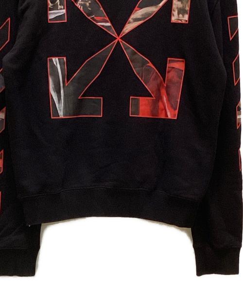 OFFWHITE（オフホワイト）OFFWHITE (オフホワイト) カラヴァッジオ コットン スウェットシャツ ブラック サイズ:XLの古着・服飾アイテム