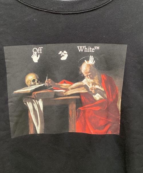 OFFWHITE（オフホワイト）OFFWHITE (オフホワイト) カラヴァッジオ コットン スウェットシャツ ブラック サイズ:XLの古着・服飾アイテム
