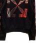 中古・古着 OFFWHITE (オフホワイト) カラヴァッジオ コットン スウェットシャツ ブラック サイズ:XL：15000円