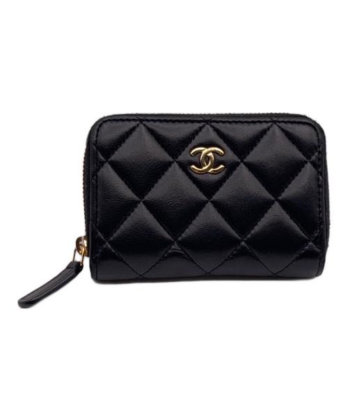 CHANEL（シャネル）CHANEL (シャネル) ココマーク マトラッセ コインケース ブラックの古着・服飾アイテム