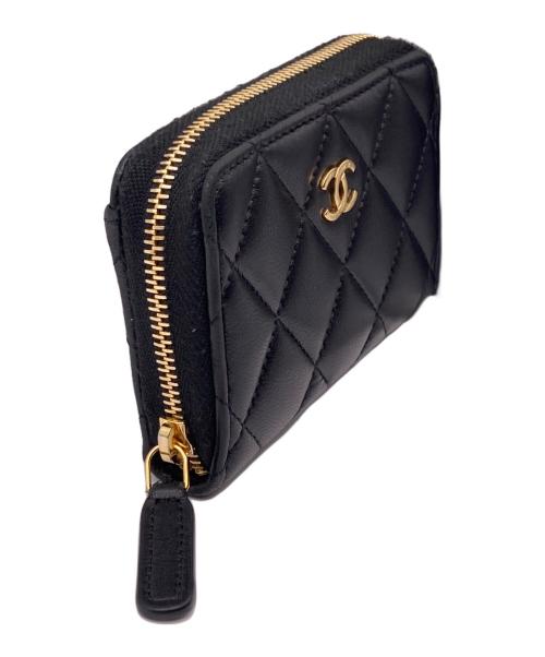 CHANEL（シャネル）CHANEL (シャネル) ココマーク マトラッセ コインケース ブラックの古着・服飾アイテム