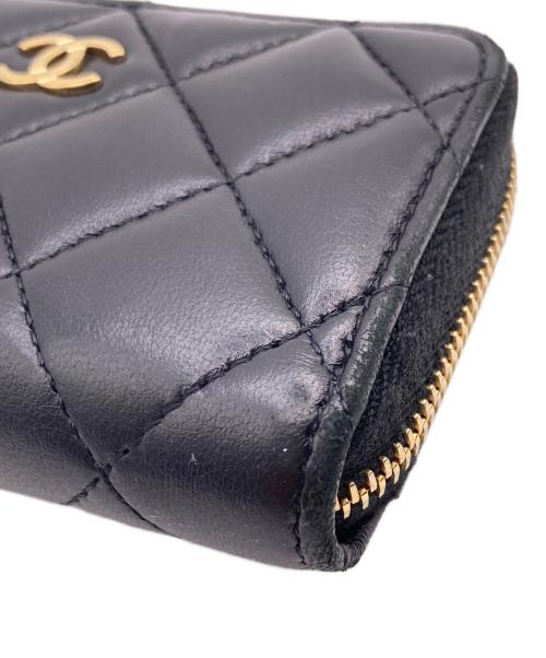 CHANEL（シャネル）CHANEL (シャネル) ココマーク マトラッセ コインケース ブラックの古着・服飾アイテム
