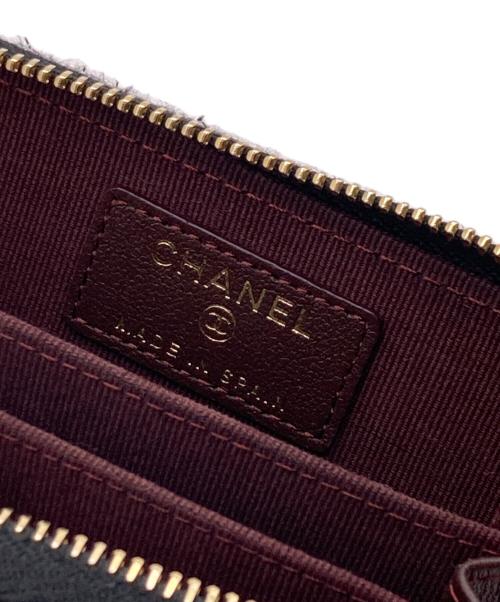 CHANEL（シャネル）CHANEL (シャネル) ココマーク マトラッセ コインケース ブラックの古着・服飾アイテム