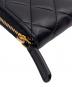 中古・古着 CHANEL (シャネル) ココマーク マトラッセ コインケース ブラック：60000円