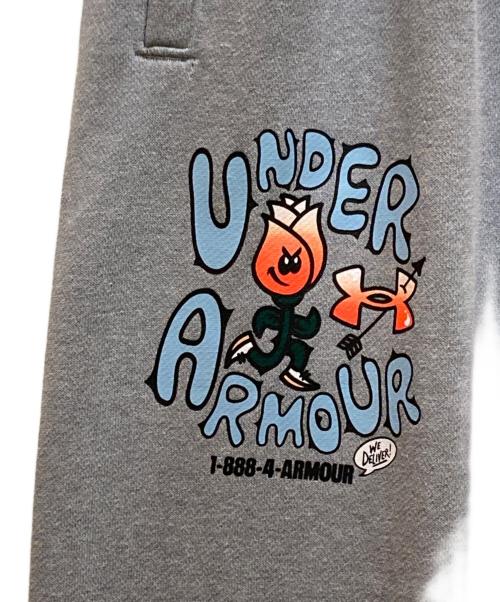 UNDER ARMOUR（アンダーアーマー）UNDER ARMOUR (アンダーアーマー) UAヘビーウエイト テリー ローズ ジョガーパンツ グレー サイズ:XXLの古着・服飾アイテム