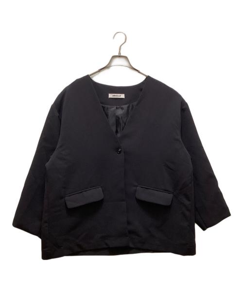 ARULLE（アリュール）ARULLE (アリュール) カラーレスコクーンジャケット チャコールグレー サイズ:不明の古着・服飾アイテム