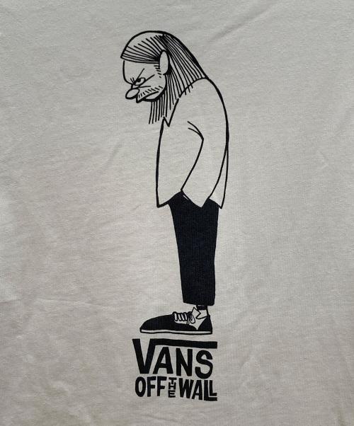 VANS（ヴァンズ）VANS (ヴァンズ) 花井祐介 (ハナイユウスケ) コラボグラフィックカットソー ホワイト サイズ:Lの古着・服飾アイテム
